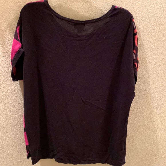 Women’s Worthington Colorblock Boat Neck Dolman Sleeves Sweater Top - Picture 9 of 12
